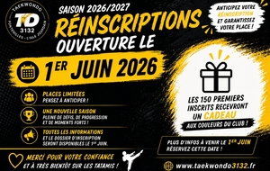 🥋🔥 INSCRIPTIONS 2026/2027 🔥🥋