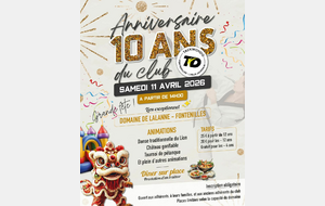 Les 10 ans du club