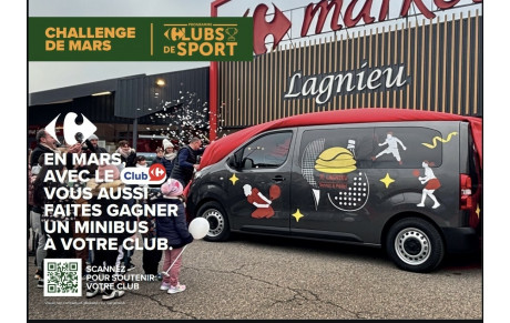 Soutenez notre club avec Carrefour 