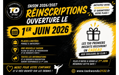 🥋🔥 INSCRIPTIONS 2026/2027 🔥🥋