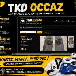 🛍️ NOUVEAU – TKD OCCAZ 🥋