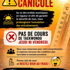 ⚠️ INFORMATION CANICULE ⚠️